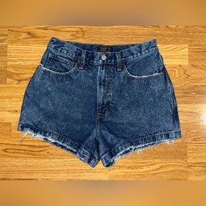 Abercrombie & Fitch Vintage Style Denim Acid Wash Short Waist 29 Women’s Size 8